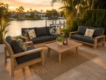 Marrakesh 3 seat + 2 seat + arm chair + coffee table IN STOCK NOW!