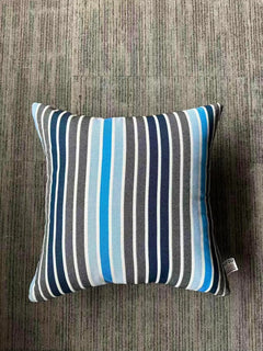 Midnight Striped Outdoor Cushion