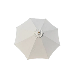 FLORENCE 300cm Beige fabric, Teak frame garden umbrella — photo 5