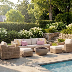 Westview wicker sofa set — photo 2