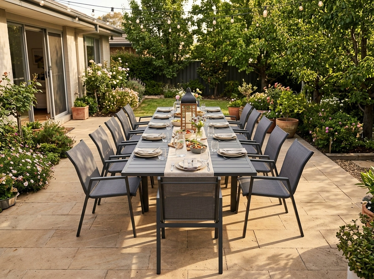 Monza 13pce Extension Dining Set