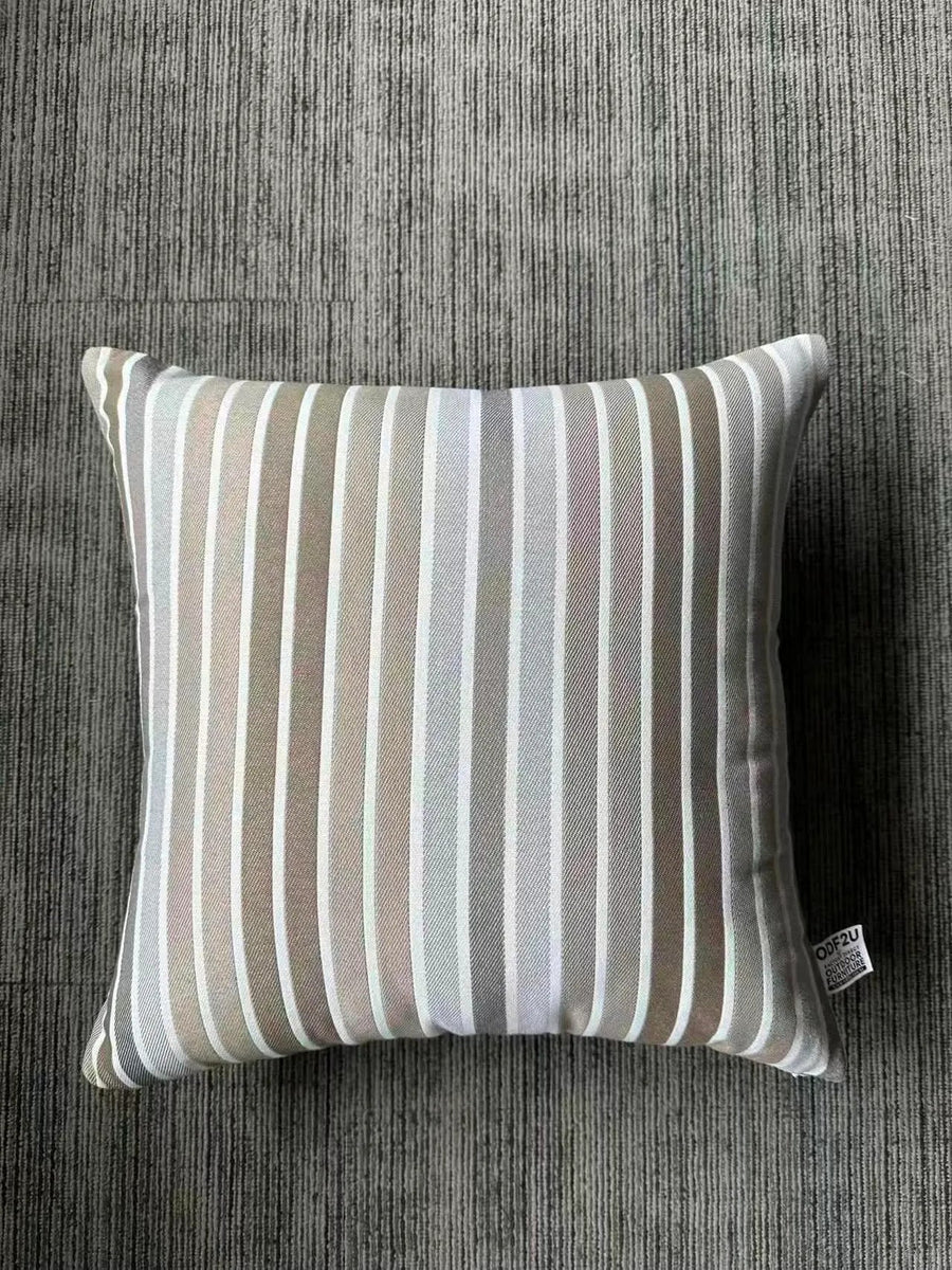 Hemp Striped Outdoor Cushion